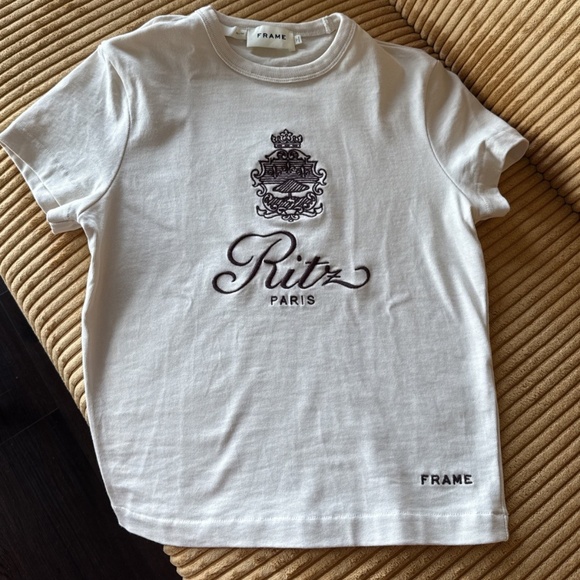 Frame x Ritz Paris T-shirt XS - Picture 1 of 8